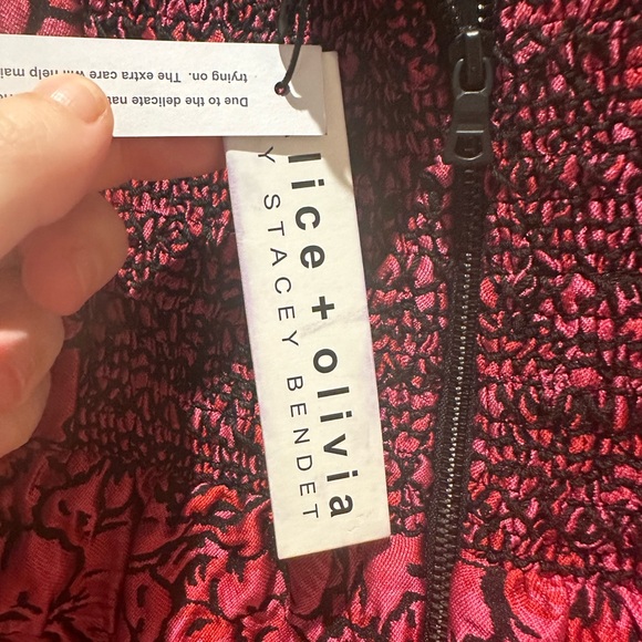 NWT Alice & Olivia Jamila Minidress - Picture 4 of 5